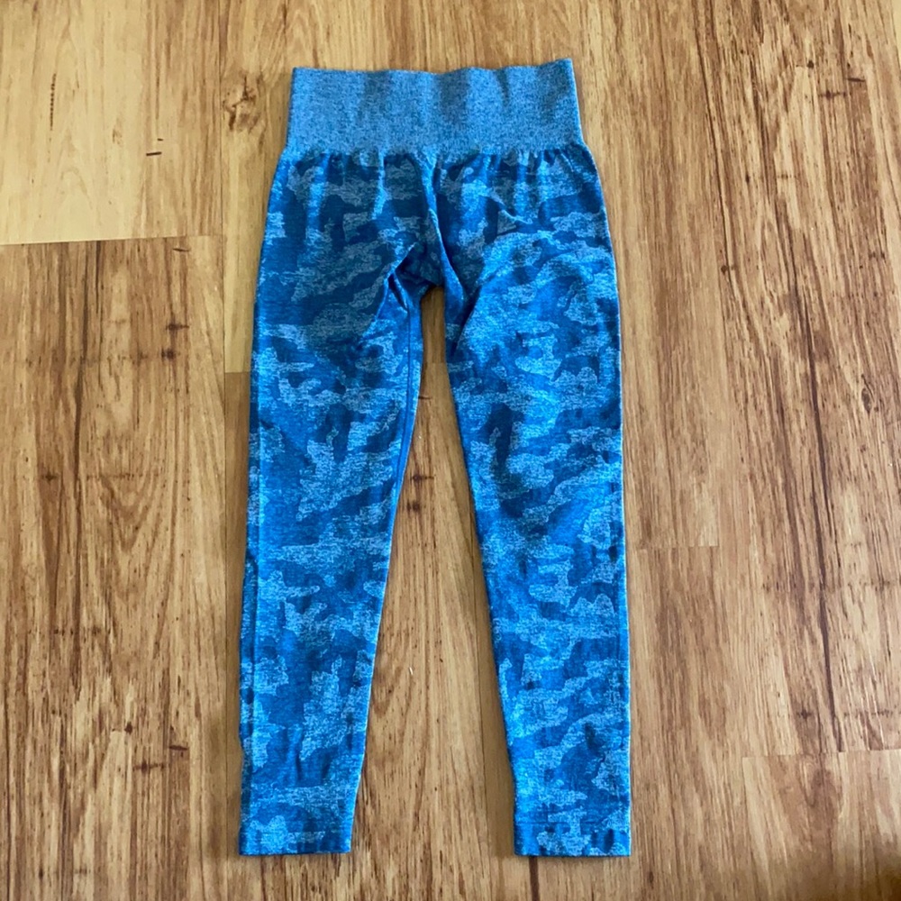 NVGTN Slate Blue Camo Seamless Leggings